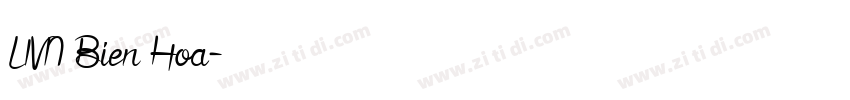 UVN Bien Hoa字体转换